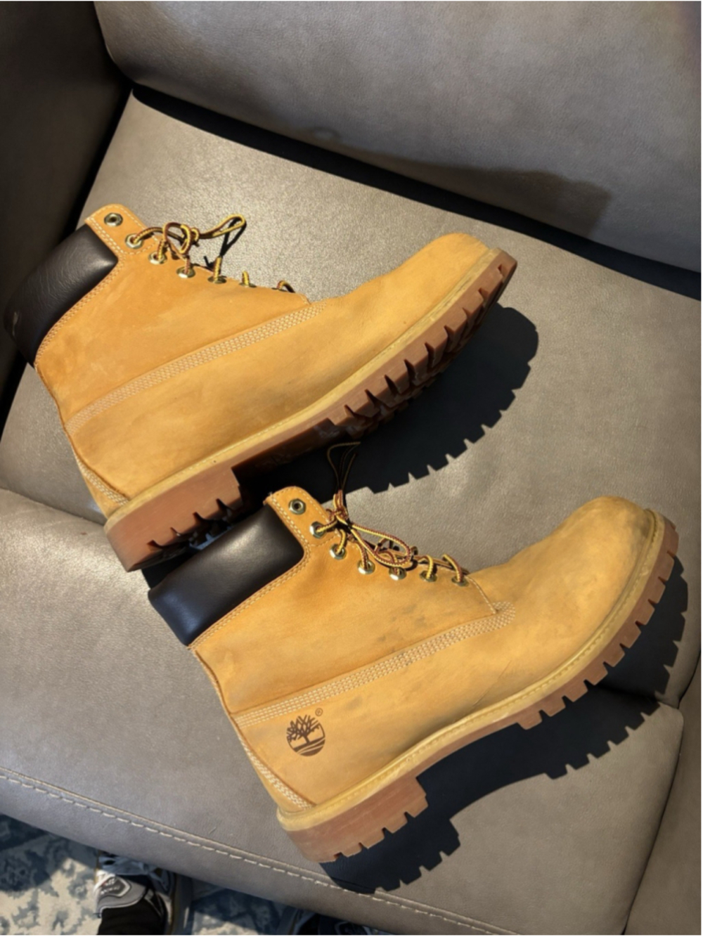 GUC MEN’S Timberland Men's 6'' Premium 400g Waterproof Boots Size 12 M 10061 - Picture 6 of 11
